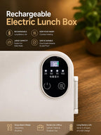 Smart Self-Heating Lunch Box – 900ml Rechargeable Electric Lunch Box